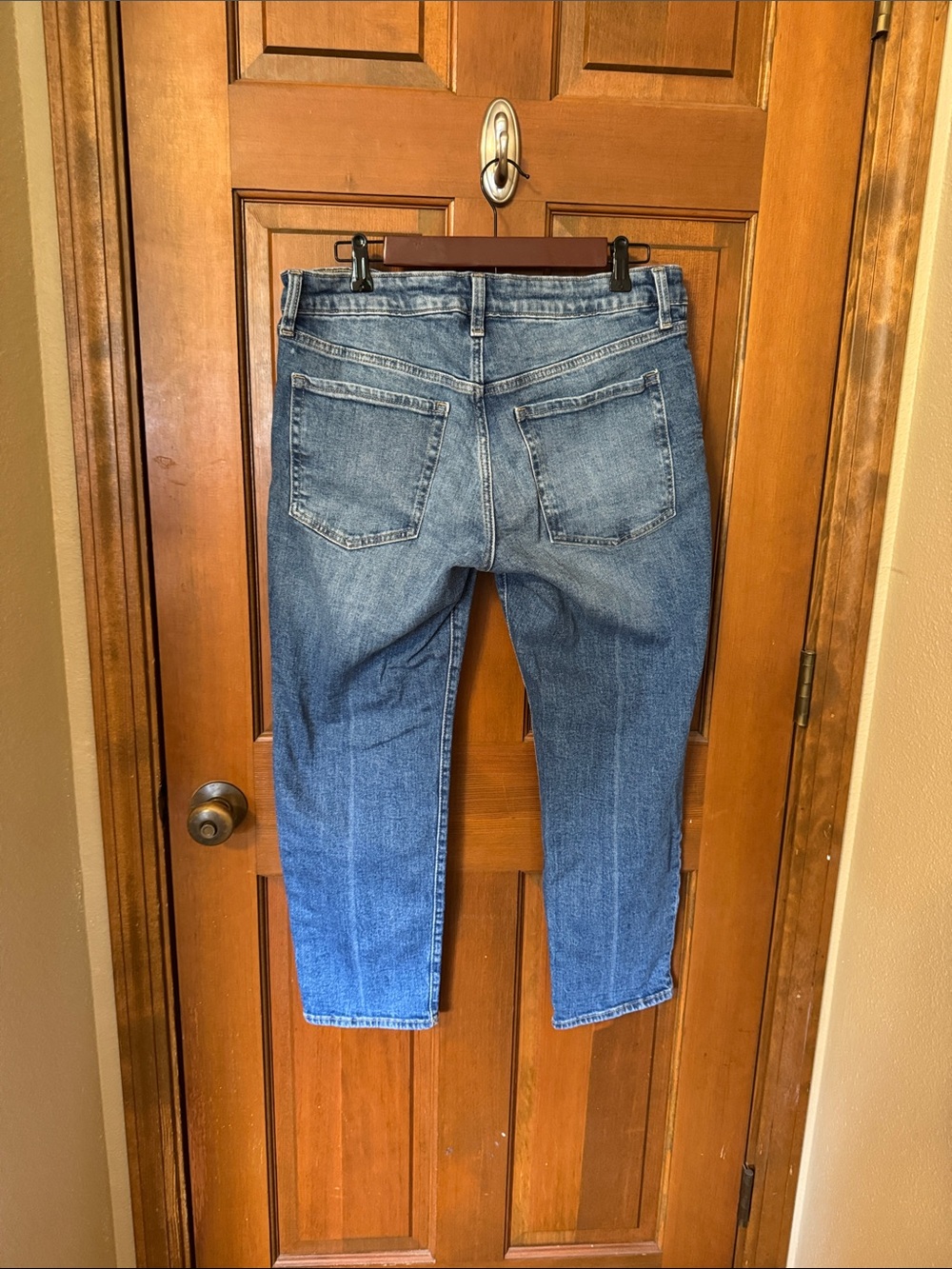 Old Navy Mid-Rise O.G. Straight Light Blue Jeans
